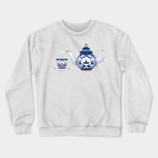 Teapot and cup Crewneck Sweatshirt